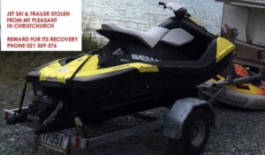 Stolen Jet Ski